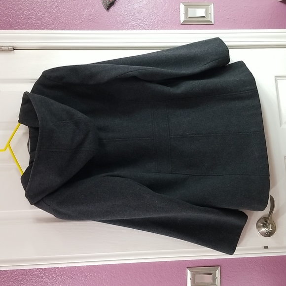 London Fog Hooded Peacoat - Picture 2 of 11